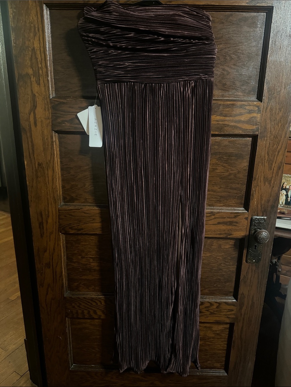 Azazie Isolde Maxi Dress, NWT Size 6